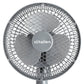 Schallen 6" Small Electric Modern Portable Air Cooling Fan with Tilt Feature - Grey