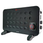Schallen Black 2KW Portable Convector Radiator Heater with Timer & Turbo Fan