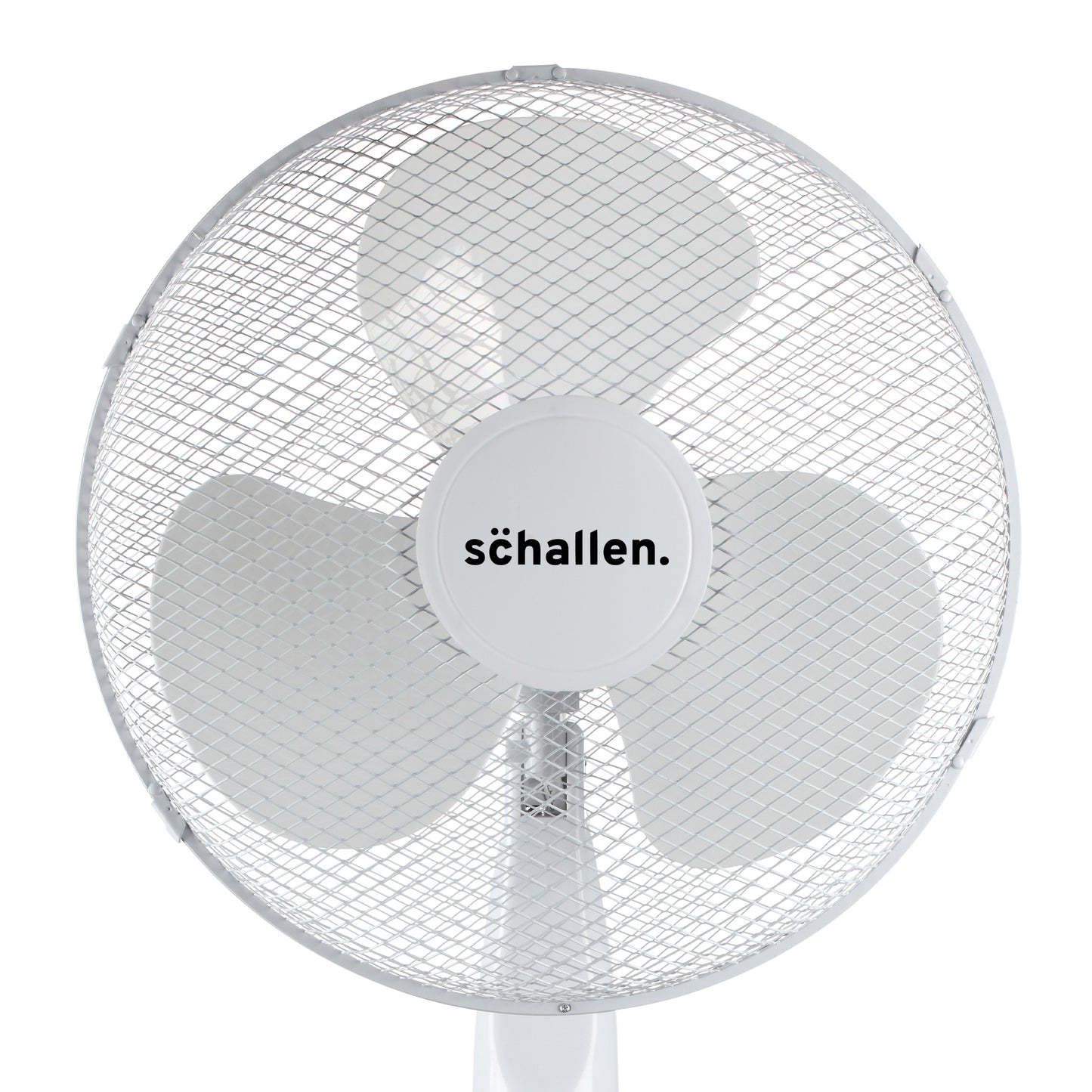 Schallen 16" Electric Oscillating Floor Standing Tall Pedestal Air Cooling Fan - White