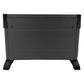 Schallen Black 2000W Electric Convector Radiator Heater with Timer