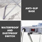 Schallen Electric Foldable 18 Heated Winged Indoor Laundry Heat Drying Clothes Airer Fast Dryer Rack with Cover