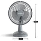 Schallen 6" Small Electric Modern Portable Air Cooling Fan with Tilt Feature - Grey