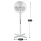 Schallen 16" Electric Oscillating Floor Standing Tall Pedestal Air Cooling Fan - White