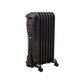 Schallen Black 1500W 7 Fin Portable Electric Slim Oil Filled Radiator Heater