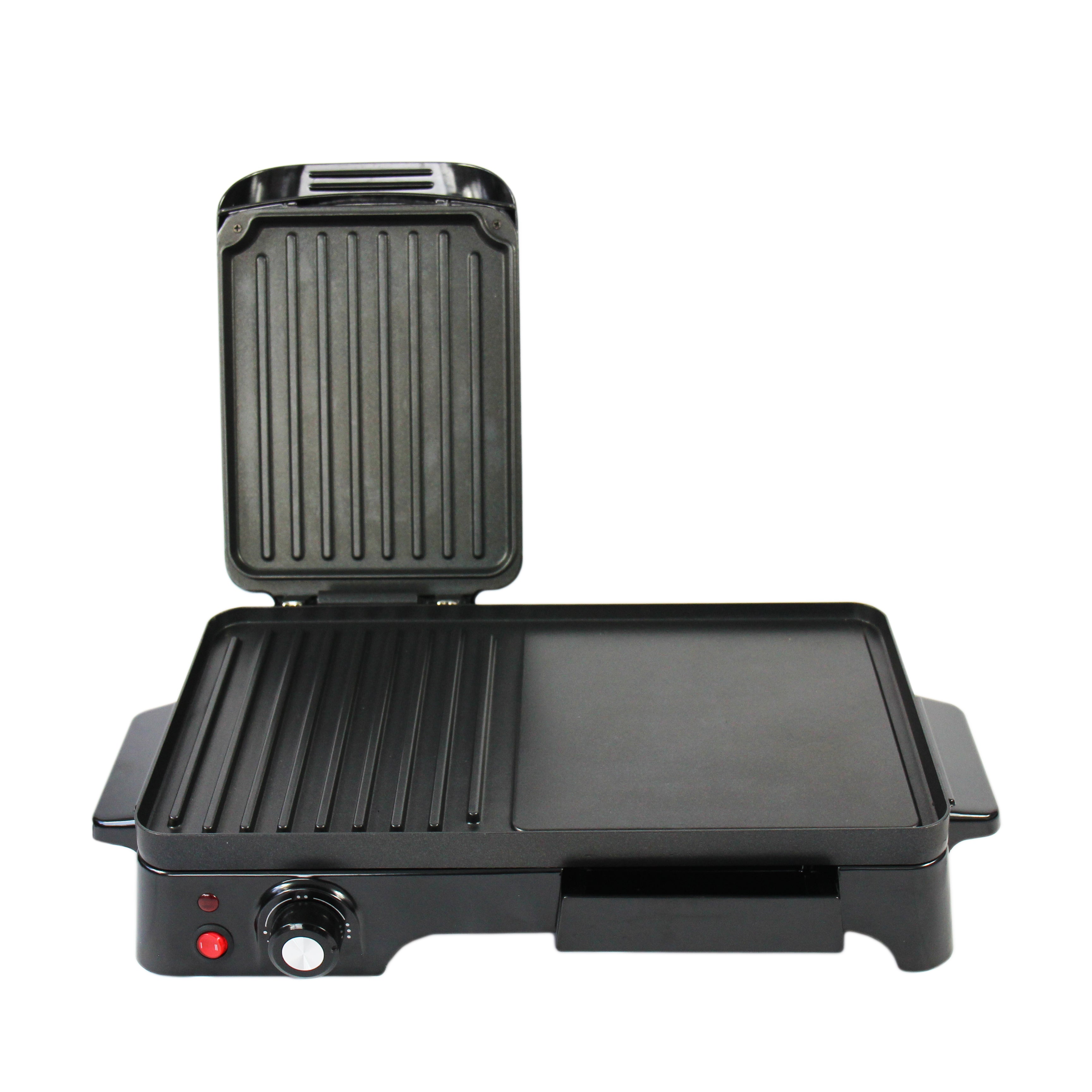 Schallen Black 2 in 1 Versatile Grill Griddle and Hot Plate Cooking Grilling Machine