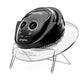 Schallen 17L 2 in 1 Deluxe Black & Glass Air Fryer Deep Fat Free Frying Healthy Halogen Cooker + Accessories Included