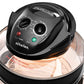 Schallen 17L 2 in 1 Deluxe Black & Glass Air Fryer Deep Fat Free Frying Healthy Halogen Cooker + Accessories Included