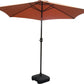 Schallen 2.7M Sturdy UV50 Sun Umbrella Parasol for Outdoor, Garden and Patio in Beige