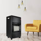 Schallen Portable Free Standing 4.2kw Calor Gas Heating Butane Cabinet Heater in Black