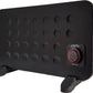 Schallen Black 2KW Portable Convector Radiator Heater with Timer & Turbo Fan