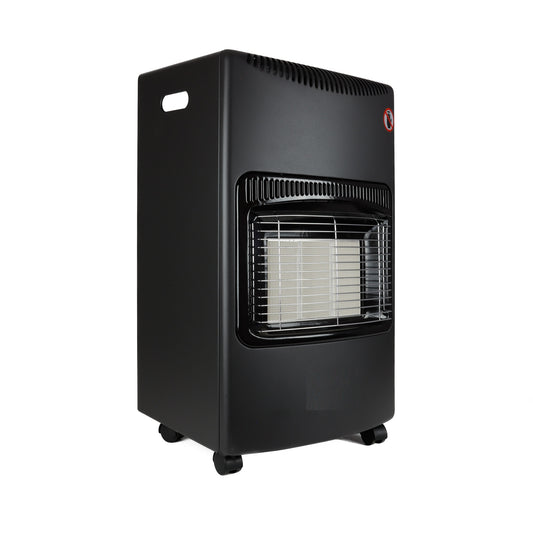 Schallen Portable Free Standing 4.2kw Calor Gas Heating Butane Cabinet Heater in Black