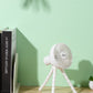 Schallen Rechargeable 4 Way Portable Lightweight Fan for Pram Fan, Car Seat, Desk, Office, Travel Fan - White