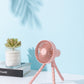 Schallen Rechargeable 4 Way Portable Lightweight Fan for Pram Fan, Car Seat, Desk, Office, Travel Fan - Pink