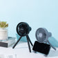 Schallen Rechargeable 4 Way Portable Lightweight Fan for Pram Fan, Car Seat, Desk, Office, Travel Fan - Black