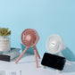 Schallen Rechargeable 4 Way Portable Lightweight Fan for Pram Fan, Car Seat, Desk, Office, Travel Fan - Pink