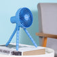 Schallen Rechargeable 4 Way Portable Lightweight Fan for Pram Fan, Car Seat, Desk, Office, Travel Fan - Blue