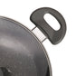 Schallen 5 Pcs Grey Marble Non Stick Cookware Frying Pan Saucepan Pot Set with Black Handle - Anthracite