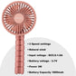 Schallen Rechargeable 4 Way Portable Lightweight Fan for Pram Fan, Car Seat, Desk, Office, Travel Fan - Pink