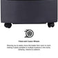 Schallen Portable Free Standing 4.2kw Calor Gas Heating Butane Cabinet Heater in Black