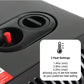 Schallen Portable Free Standing 4.2kw Calor Gas Heating Butane Cabinet Heater in Black