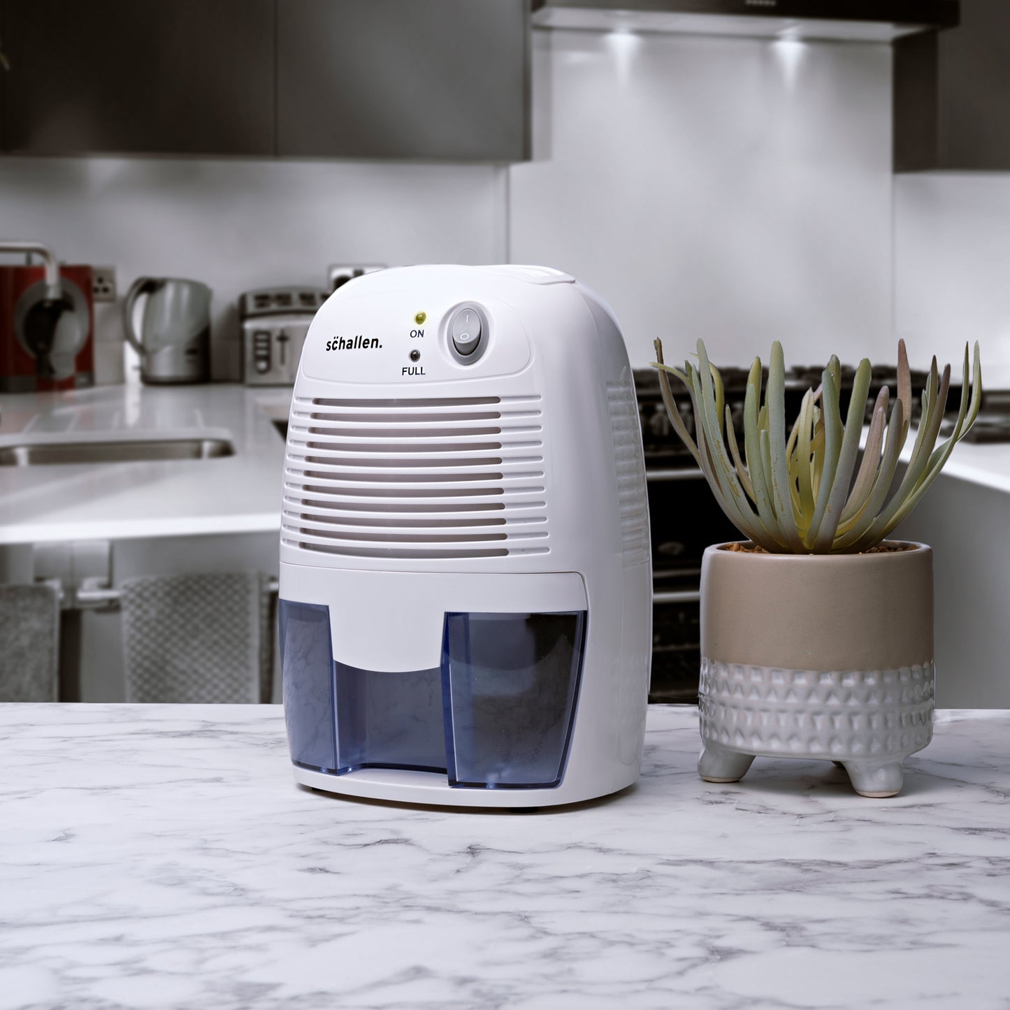 Schallen White 500ml Mini Portable Compact Air Dehumidifier