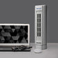 Schallen 15" Electric Air Cooling Quiet Oscillation Floor Desk Mini Tower Fan with Timer - White