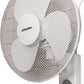 Schallen White 16" Oscillating Wall Mounted Air Cool Fan with 3 Speed Settings, Timer & Remote Control