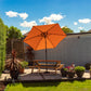 Schallen 2.7M Sturdy UV50 Sun Umbrella Parasol for Outdoor, Garden and Patio in Beige
